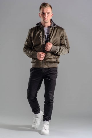 Herren Übergangsjacke Khaki