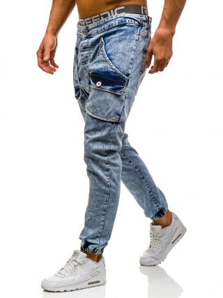 Voll im Normcore-Trend Jeanshose mit großen Taschen aus der Bolf-Kollektion